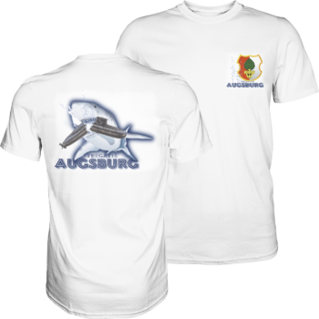 F213 Fregatte AUGSBURG - T-Shirt - U-Boot Hai - German Navy