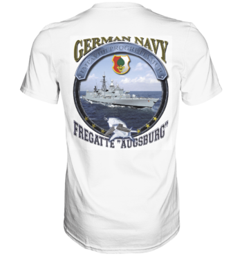 F213 Fregatte AUGSBURG - T-Shirt - German Navy – Bild 2