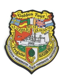 Patch - F213 Fregatte AUGSBURG "Golden Tour" Letzte Tour 2019