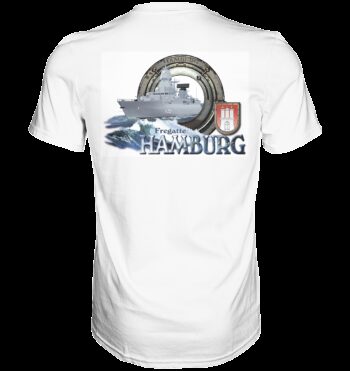 T-Shirt - F220 Fregatte HAMBURG Bullauge