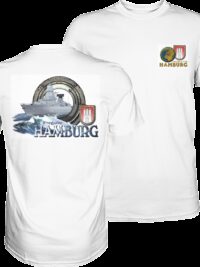 T-Shirt - F220 Fregatte HAMBURG Bullauge