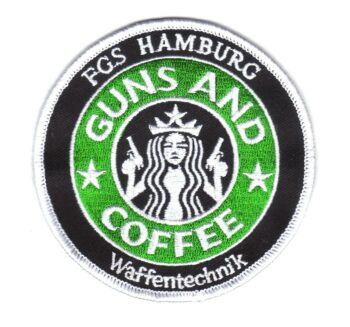 Patch - F220 Fregatte HAMBURG "Waffentechnik" GUNS AND COFFEE