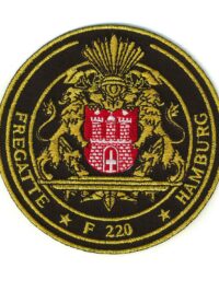 Patch - F220 Fregatte HAMBURG gold