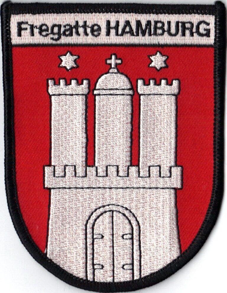 Patch - F220 Fregatte HAMBURG Wappen