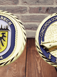 F214 Fregatte LÜBECK - 50mm Coin - German Navy