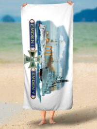 Duschtuch - F210 Fregatte EMDEN - 70x140cm