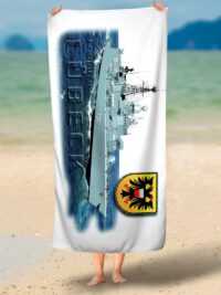 Duschtuch - F214 Fregatte LÜBECK - 70x140cm