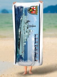 Duschtuch - F209 Fregatte RHEINLAND-PFALZ - 70x140cm