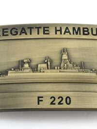 Gürtelschnalle - F220 Hamburg - massiv o. Wappen