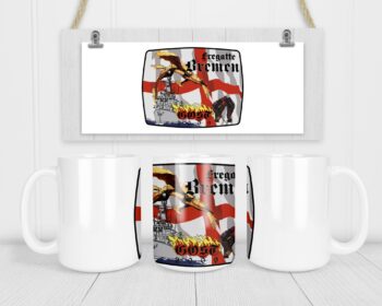 Keramiktasse F207 Fregatte BREMEN GOST 2009 weiß