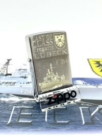 ZIPPO Feuerzeug - THE LAST OF CLASS - F214 Fregatte LÜBECK - 32 Jahre im Dienst der MARINE