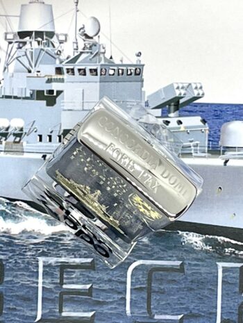 ZIPPO Feuerzeug - THE LAST OF CLASS - F214 Fregatte LÜBECK - 32 Jahre im Dienst der MARINE