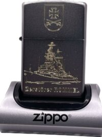 D187 Zerstörer ROMMEL – ZIPPO Sturmfeuerzeug m. Diamantgravur – German Navy