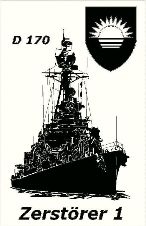 ZIPPO Feuerzeug - D170 Zerstörer 1