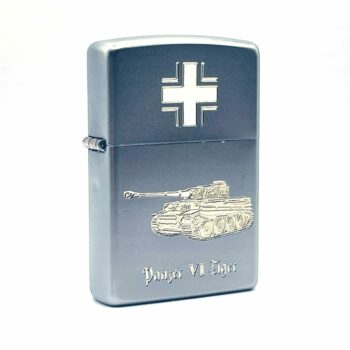 Panzer VI Tiger – ZIPPO Sturmfeuerzeug m. Diamantgravur – German Army