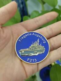 F213 Fregatte AUGSBURG - Die Wilde 13 - Coin - German Navy