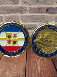 F218 Fregatte MECKLENBURG-VORPOMMERN - Coin 50mm - German Navy