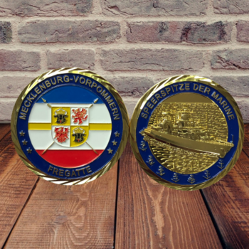 F218 Fregatte MECKLENBURG-VORPOMMERN - Coin 50mm - German Navy