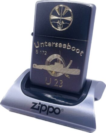 U23 U-Boot S172 – ZIPPO Sturmfeuerzeug m. Diamantgravur – German Navy