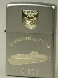 U31 U-Boot S181 - ZIPPO - Sturmfeuerzeug m. Diamantgravur - German Navy