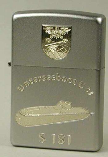 U31 U-Boot S181 - ZIPPO - Sturmfeuerzeug m. Diamantgravur - German Navy