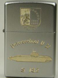 U32 U-Boot S182 - ZIPPO – Sturmfeuerzeug m. Diamantgravur – German Navy