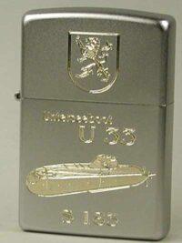 U33 U-Boot S183 - ZIPPO - Sturmfeuerzeug m. Diamantgravur - German Navy