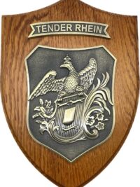 A513 Tender RHEIN – Massives Wappen messingf. – German Navy