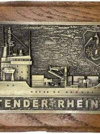 A513 Tender RHEIN - Massives Relief messingf. - German Navy