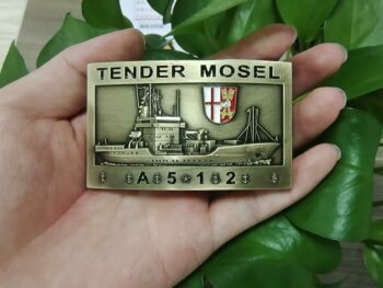 A512 Tender MOSEL - Gürtelschnalle massiv - German Navy