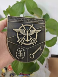 MFG3 Nachschub-Transportstaffel - Massives Wappen messingf. - German Air Force
