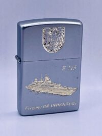 F215 Fregatte BRANDENBURG – ZIPPO Sturmfeuerzeug m. Diamantgravur – German Navy