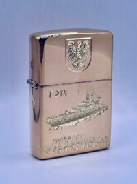 F215 Fregatte BRANDENBURG – ZIPPO Sturmfeuerzeug m. Diamantgravur – German Navy