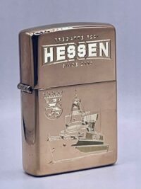 F221 Fregatte HESSEN – ZIPPO Sturmfeuerzeug m. Diamantgravur – German Navy