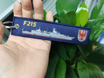 F215 Fregatte BRANDENBURG – Schlüsselanhänger kurz Key Chain – German Navy