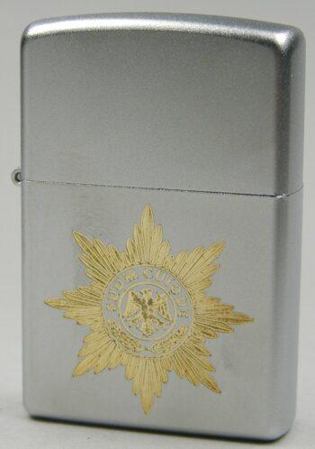 Barettabzeichen der Feldjägertruppe – ZIPPO Sturmfeuerzeug m. Diamantgravur – German Army