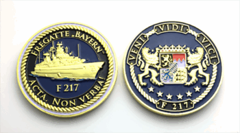 F217 Fregatte BAYERN - Coin "Acta, non verba" - German Navy