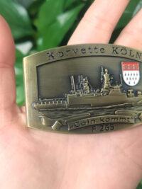F265 Korvette KÖLN - Gürtelschnalle massiv - German Navy