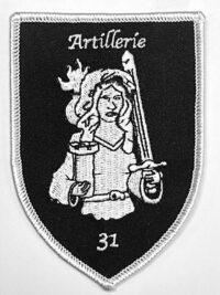 Artillerie Ari 31 – Patch/Aufnäher - German Navy