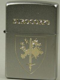 EUROCORPS – ZIPPO Sturmfeuerzeug m. Diamantgravur – NATO