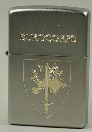 EUROCORPS – ZIPPO Sturmfeuerzeug m. Diamantgravur – NATO
