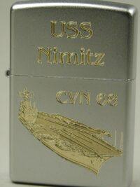 CVN 68 USS Nimitz – ZIPPO Sturmfeuerzeug m. Diamantgravur – US Navy