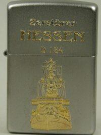 D184 Zerstörer HESSEN – ZIPPO Sturmfeuerzeug m. Diamantgravur - German Navy