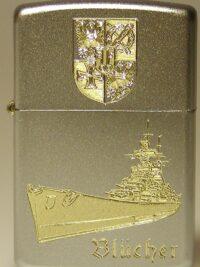 Schwerer Kreuzer Blücher – ZIPPO Sturmfeuerzeug m. Diamantgravur - German Navy / WKII