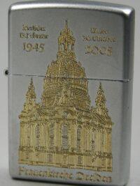 Frauenkirche Dresden 1945-2005 – ZIPPO Sturmfeuerzeug m. Diamantgravur - Germany