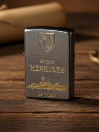 M1095 SM-Boot HERKULES – ZIPPO Sturmfeuerzeug m. Diamantgravur - German Navy