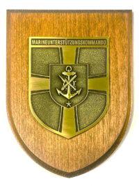 Marineunterstützungskommando – Massives Wappen messingfarben – German Navy