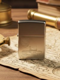 M1060 MiJBoot WEIDEN - ZIPPO Sturmfeuerzeug m. Ätz-Gravur - German Navy