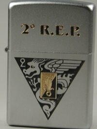 ZIPPO 2° R.E.P. Fremdenregiment der Fallschirmjäger – Sturmfeuerzeug m. Diamantgravur